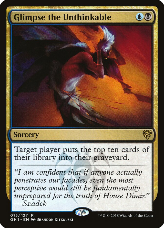 Glimpse the Unthinkable, Grn Guild Kit Card Art