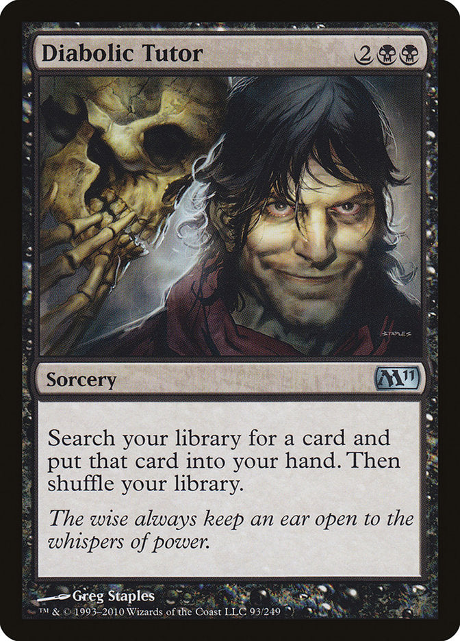Diabolic Tutor, Magic 2011 Card Art