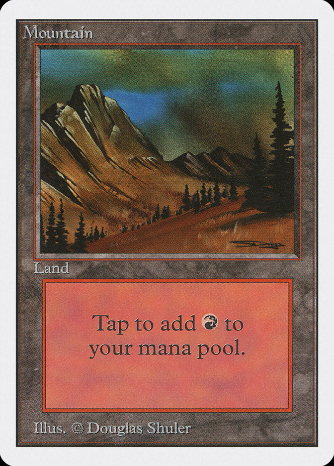 Mountain, Unlimited edition Card Art