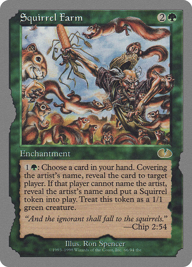 Squirrel Farm, Unglued Card Art