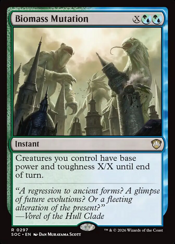 Biomass Mutation, Secrets Of Strixhaven Commander Card Art