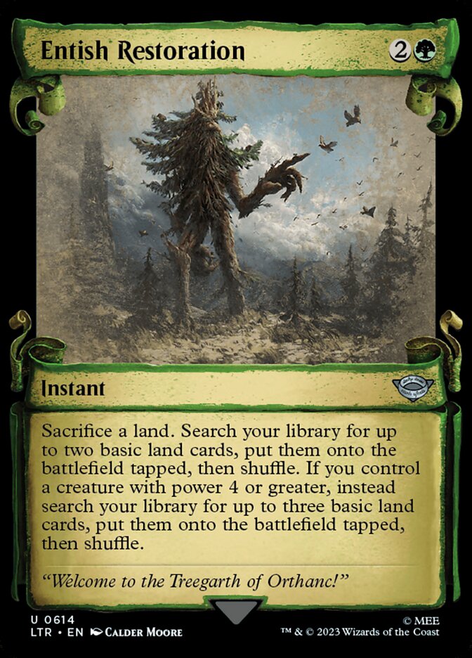 Entish Restoration, The Lord Of The Rings: Tales Of Middle-Earth Card Art