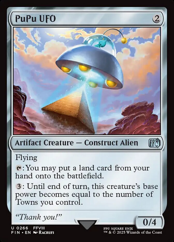 PuPu UFO, Final fantasy Card Art