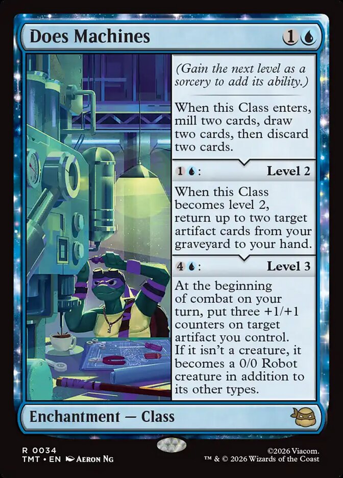 Does Machines, Teenage Mutant Ninja Turtles Card Art