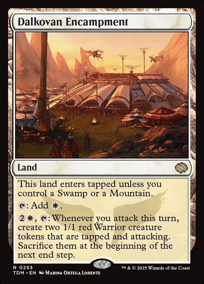 Dalkovan Encampment, Tarkir: dragonstorm Card Art