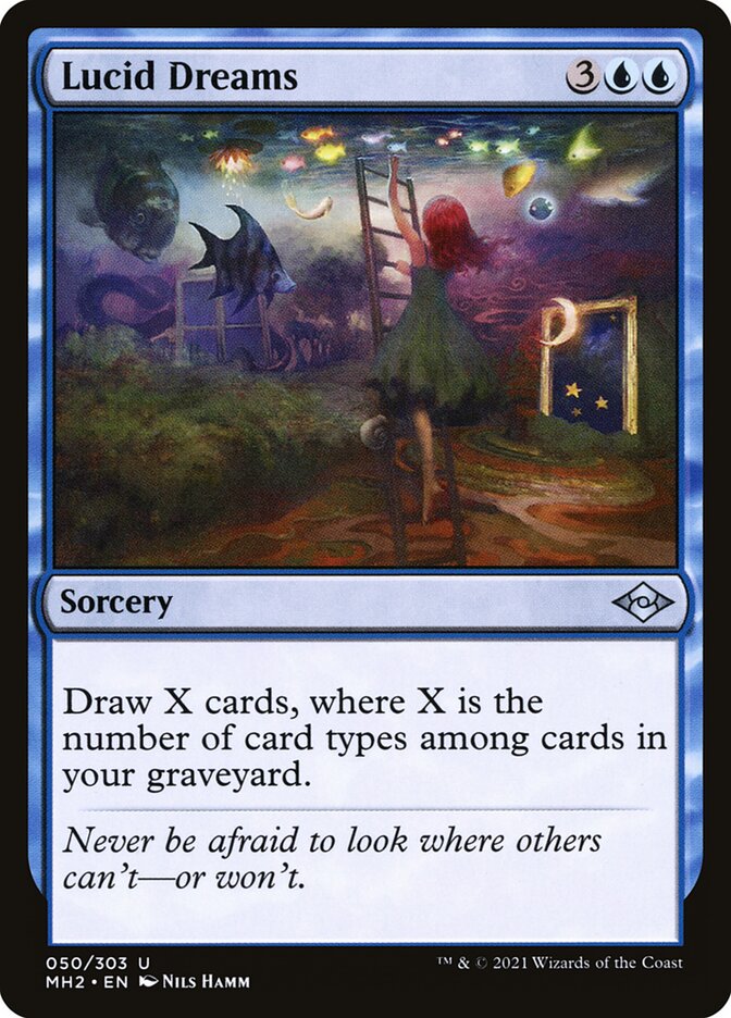 Lucid Dreams, Modern horizons 2 Card Art