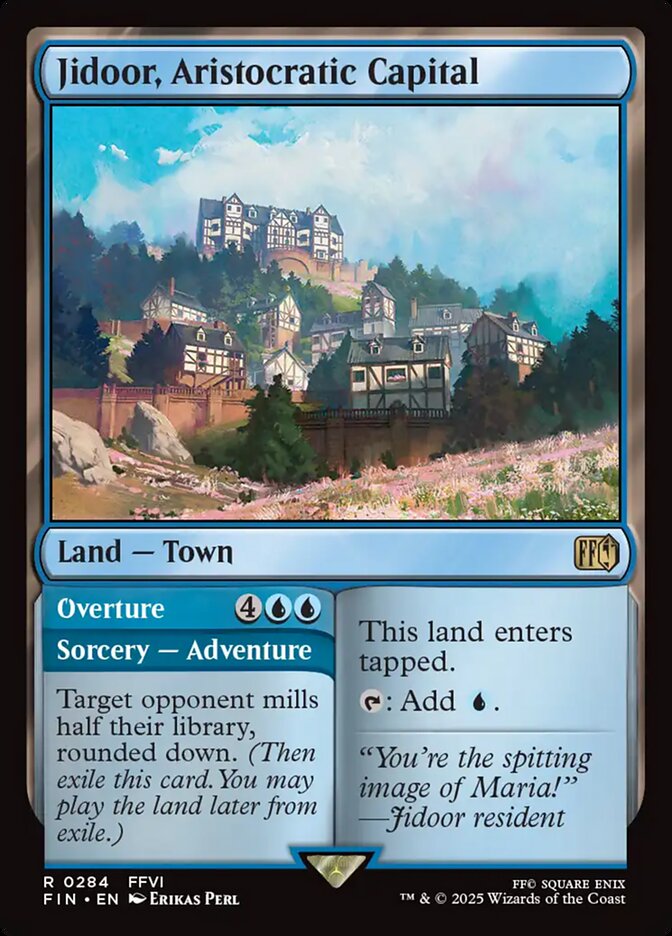 Jidoor, Aristocratic Capital // Overture, Final fantasy Card Art