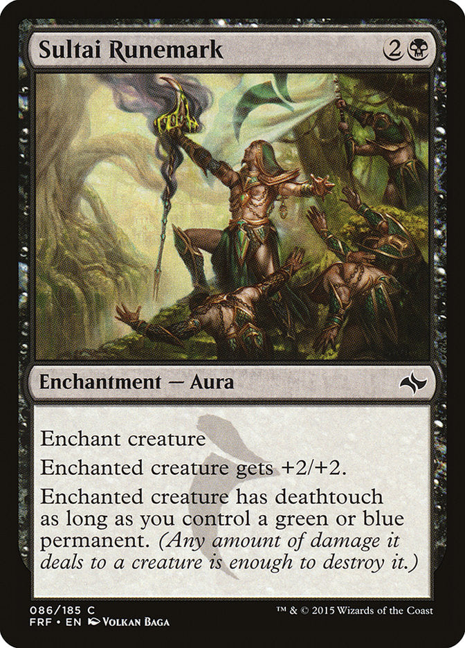 Sultai Runemark, Fate reforged Card Art