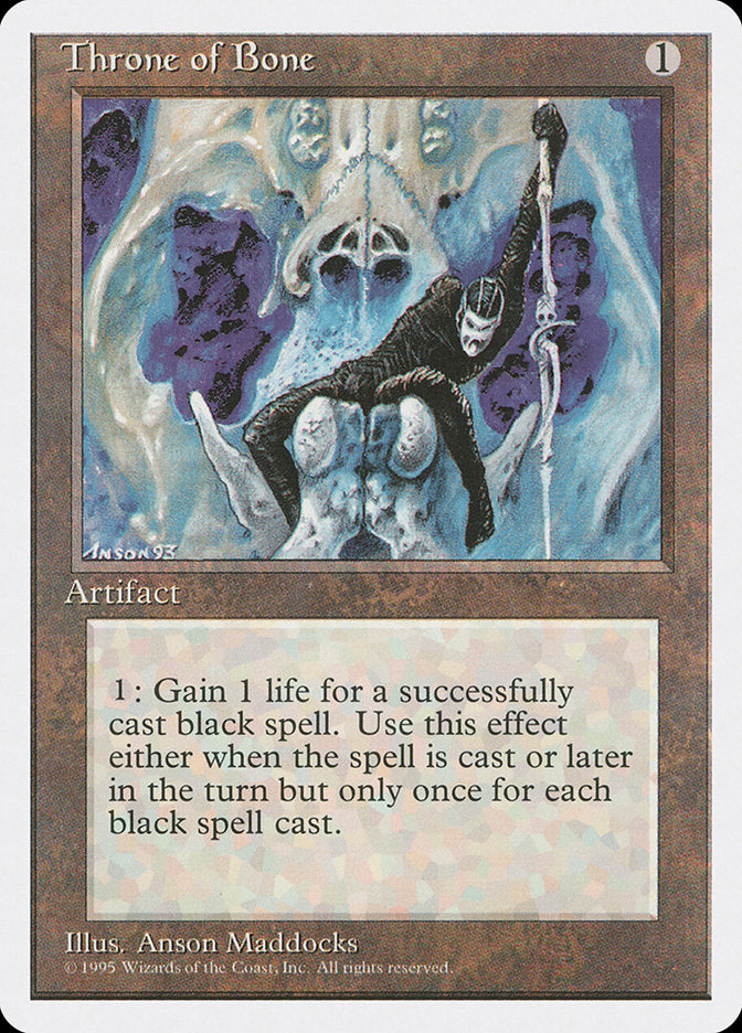 Throne of Bone, Fourth edition Card Art