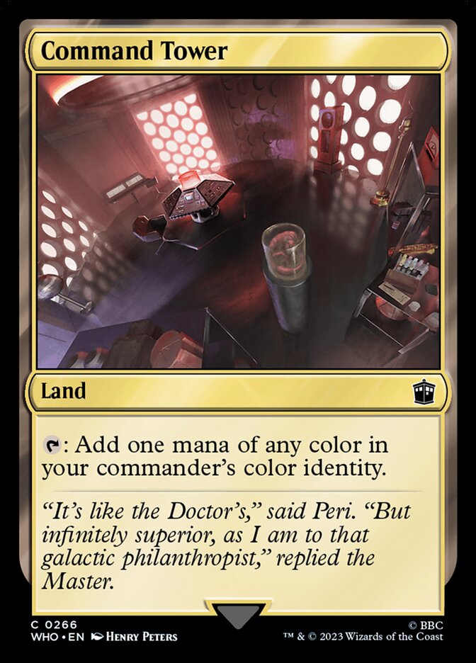 Command Tower, Doctor who Card Art