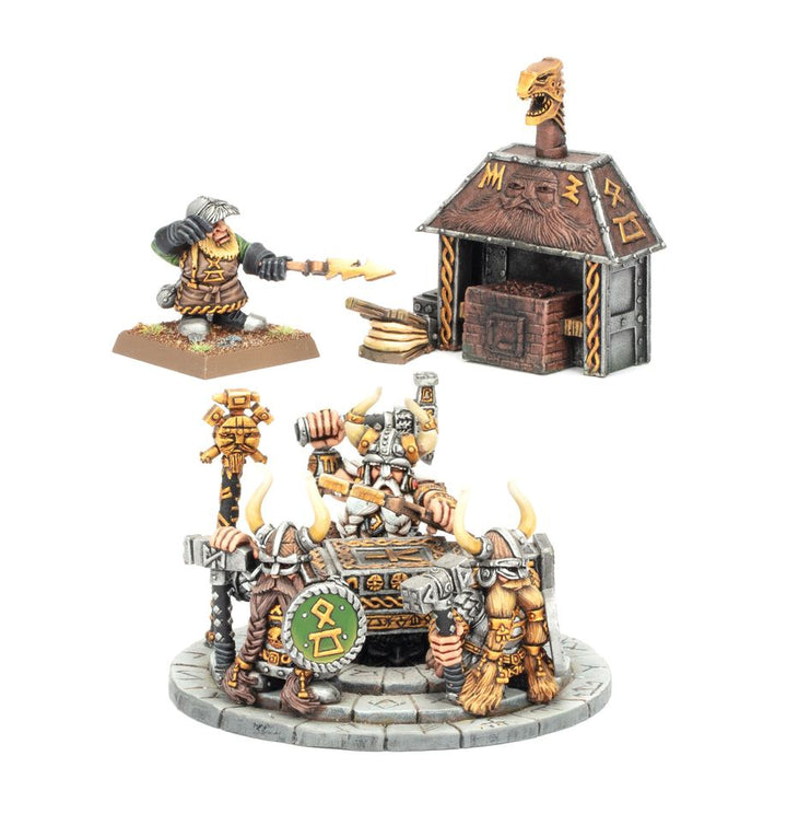 Warhammer: The Old World - Dwarfen Mountain Holds - Runelord with Anvil of Doom