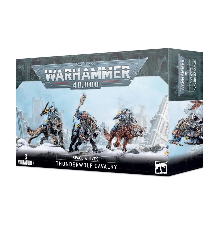 Warhammer: 40K - Space Wolves - Thunderwolf Cavalry