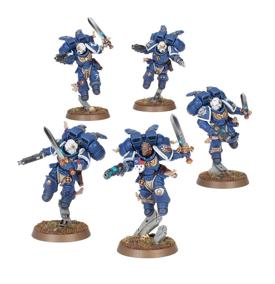 Warhammer: 40K - Space Marines - Vanguard Veteran Squad with Jump Packs