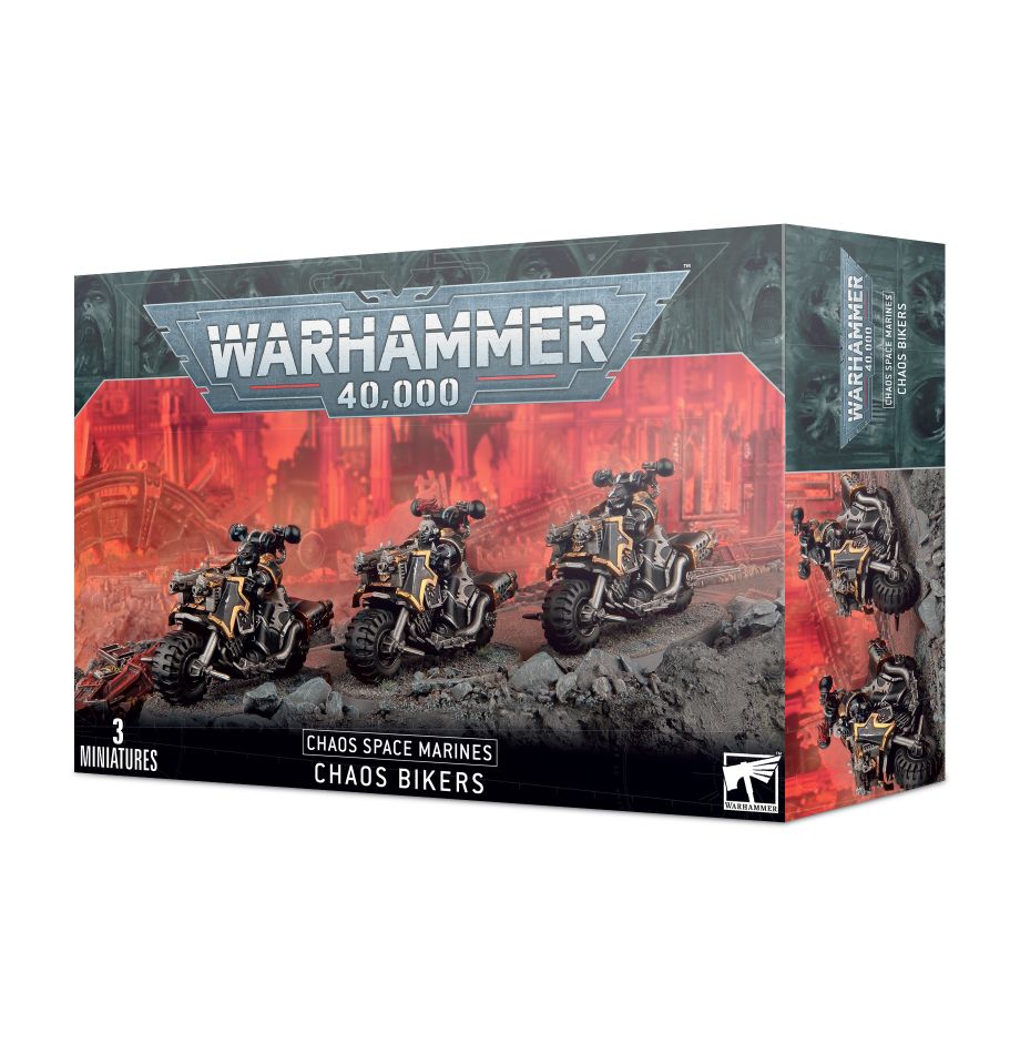 Warhammer: 40K - Chaos Space Marines - Bikers