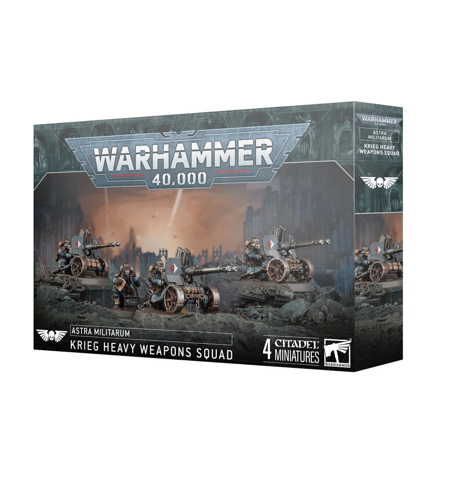 Warhammer: 40K - Astra Militarum - Krieg Heavy Weapons Squad