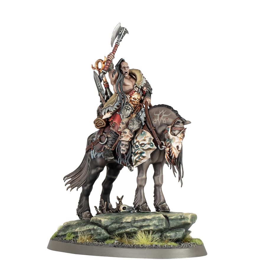 Warhammer: Age of Sigmar - Slaves To Darkness - Darkoath Chieftain on Warsteed