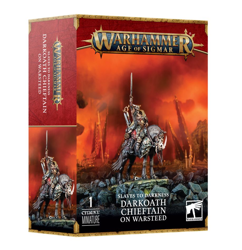 Warhammer: Age of Sigmar - Slaves To Darkness - Darkoath Chieftain on Warsteed