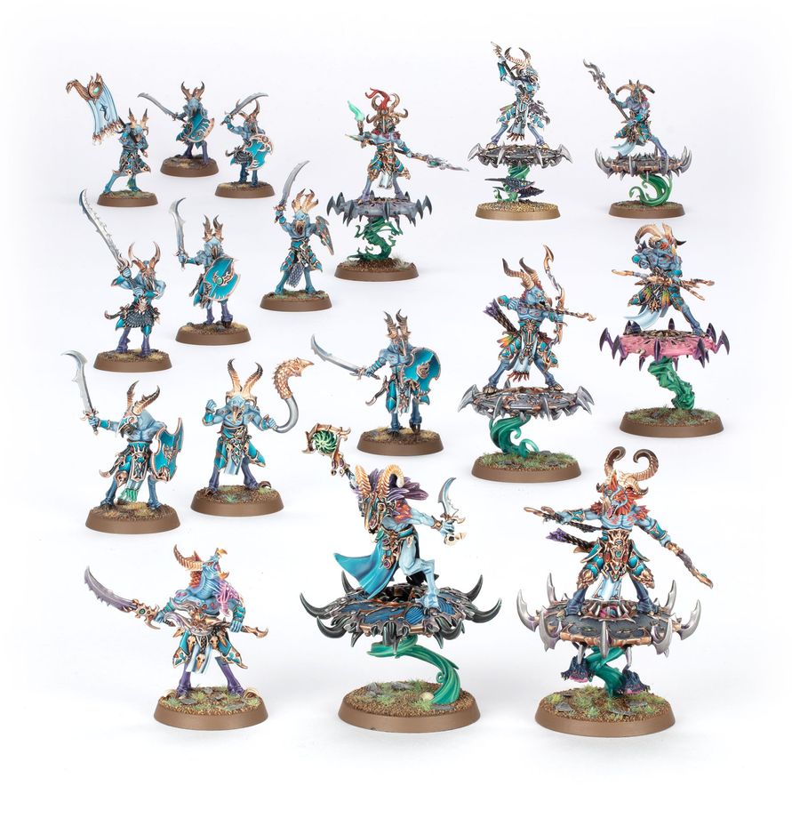 Warhammer: Age of Sigmar - Spearhead - Disciples of Tzeentch: Tzaangor Warflock