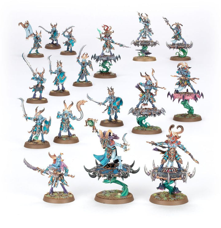 Warhammer: Age of Sigmar - Spearhead - Disciples of Tzeentch: Tzaangor Warflock