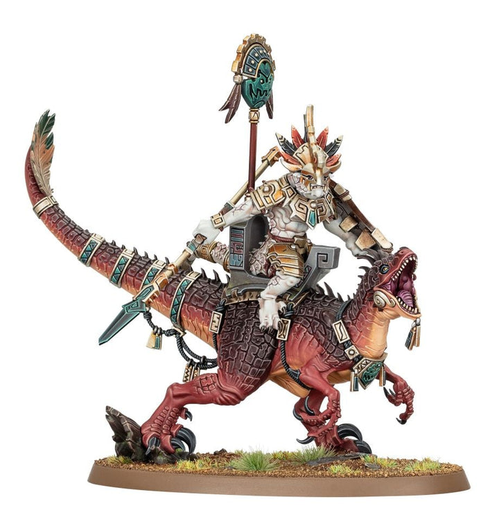 Warhammer: Age of Sigmar - Seraphon - Saurus Scar-Veteran on Aggradon