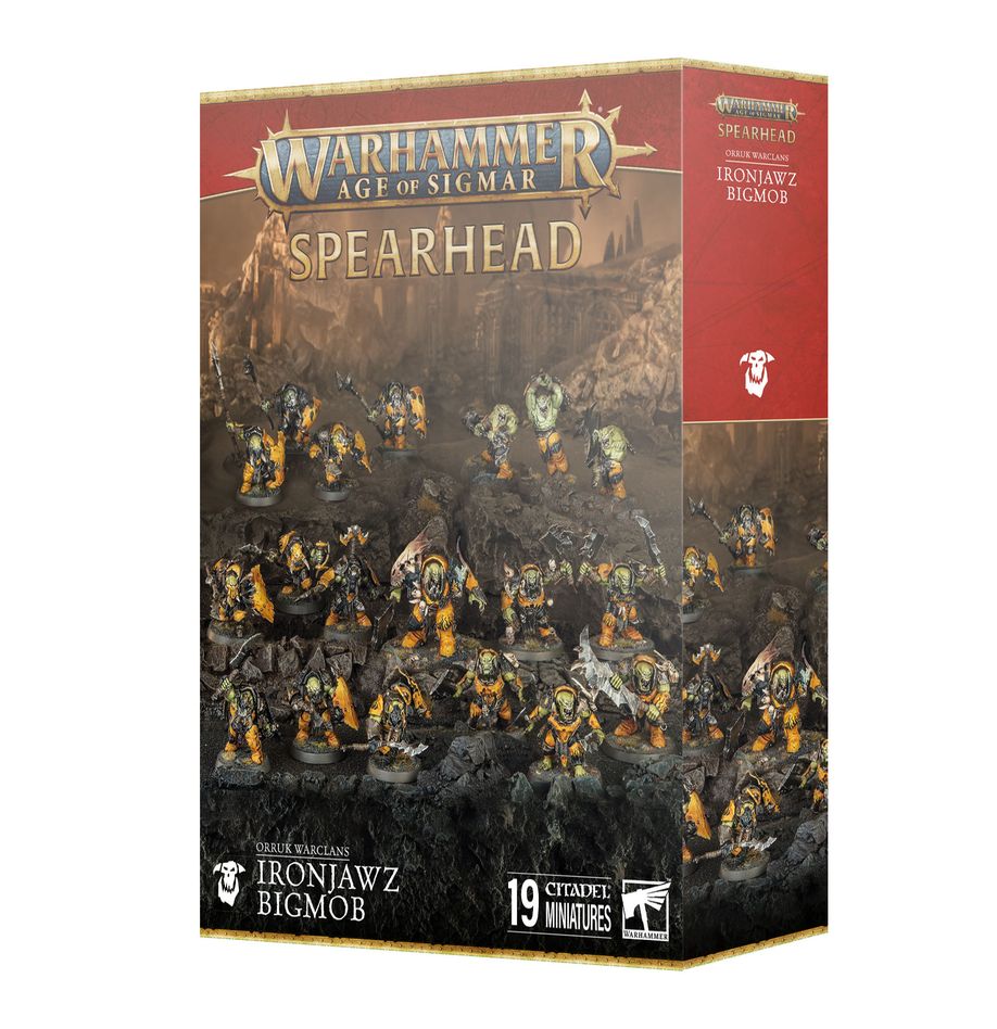 その他 Warhammer Spearhead Ironjawz Bigmob Warhammer: Age of Sigmar - Spearhead - Orruk Warclans: Ironjawz