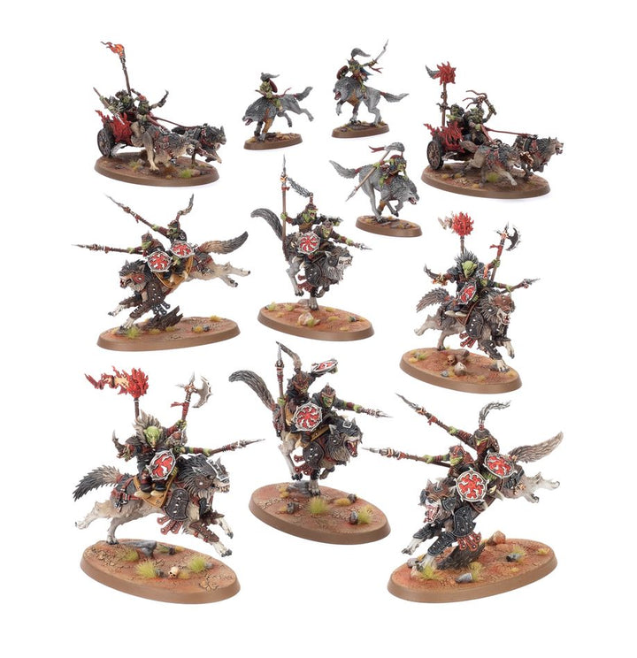 Warhammer: Age of Sigmar - Spearhead - Gloomspite Gitz: Snarlpack Huntaz