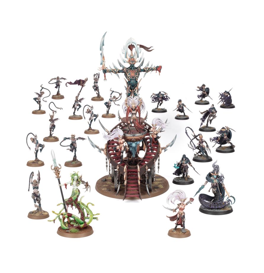 その他 Khaine Snakes Spear x10 Warhammer Warhammer: Age of Sigmar - Spearhead - Daughters of Khaine