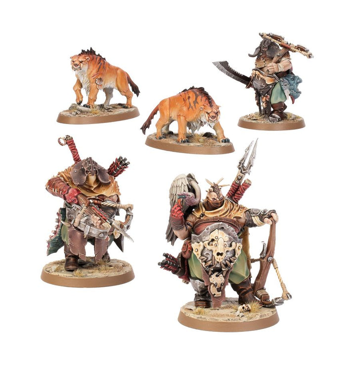 Warhammer: Age of Sigmar - Ogor Mawtribes - Hunters with Sabrefangs