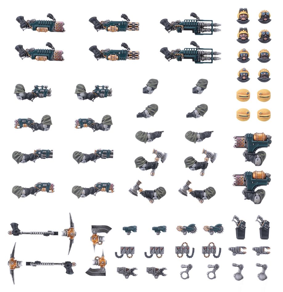Necromunda - Squat Prospectors - Weapons and Upgrades