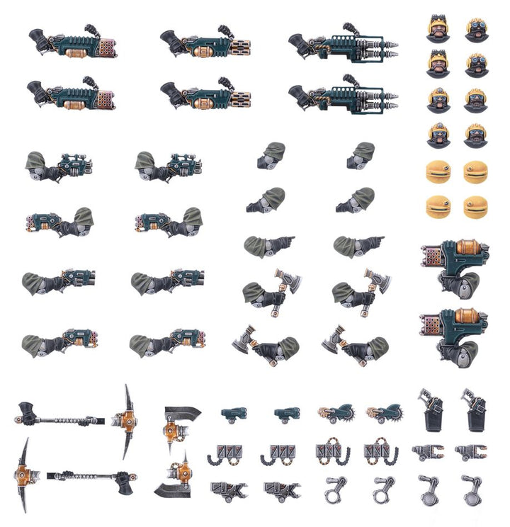 Necromunda - Squat Prospectors - Weapons and Upgrades