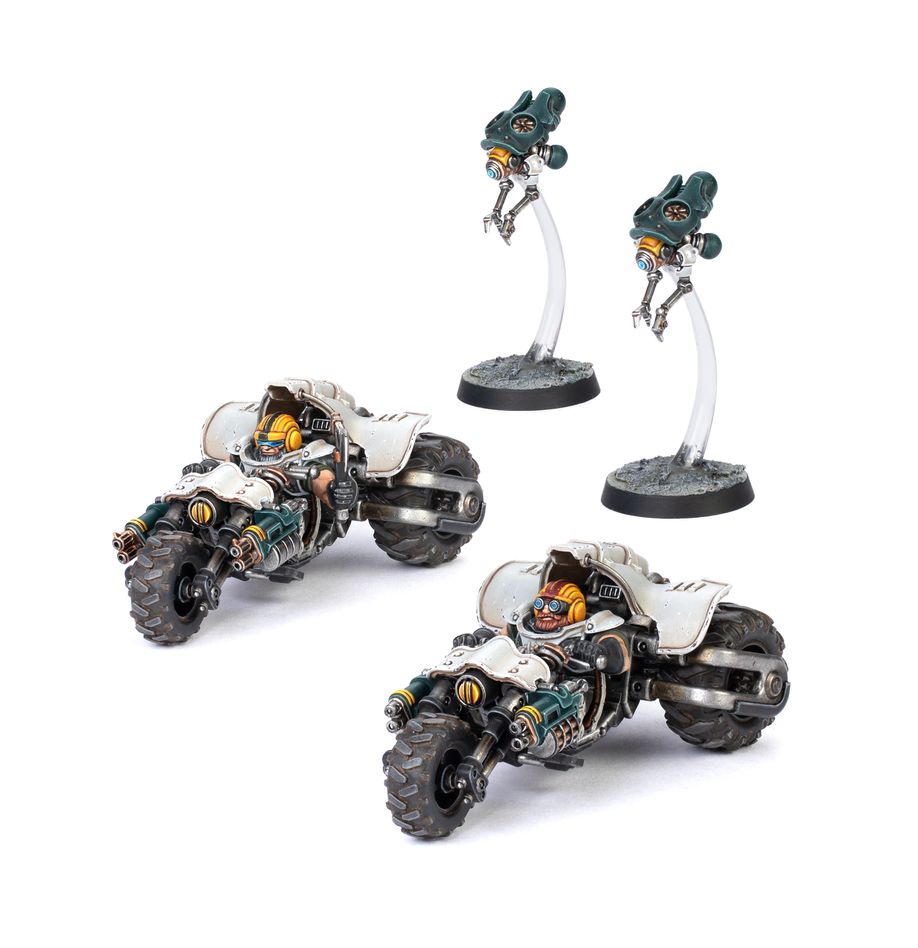 Necromunda - Squat Prospectors - Svenotar Scout Trikes
