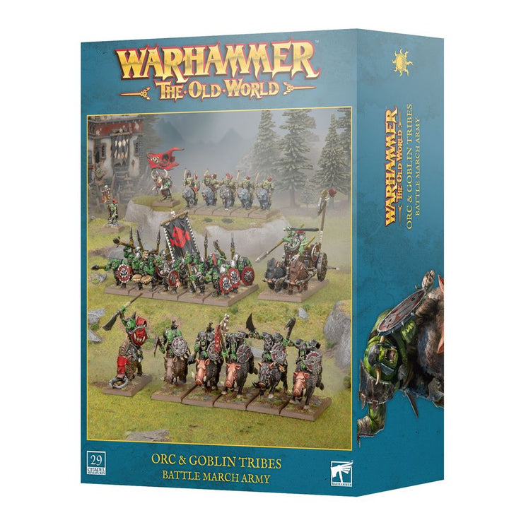 Warhammer: The Old World - Battle March Army - Orc &amp; Goblin Tribes