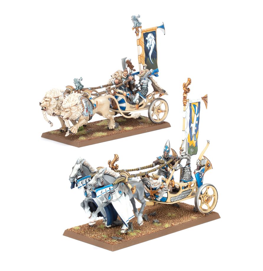 Warhammer: The Old World - High Elf Realms - Tiranoc Chariots
