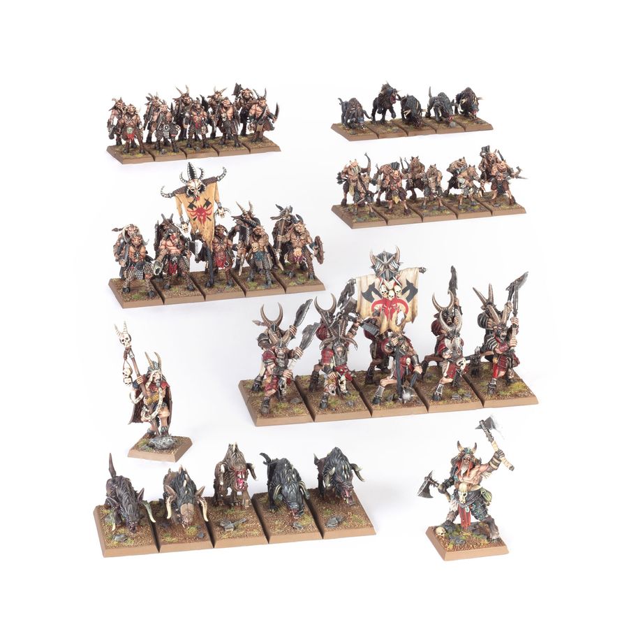 Warhammer: The Old World - Battle March Army - Beastmen Brayherds
