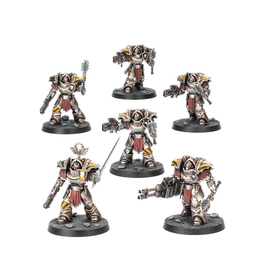 Warhammer: The Horus Heresy - Legiones Astartes - Cataphractii Terminators with Volkite Chargers and Power Mauls