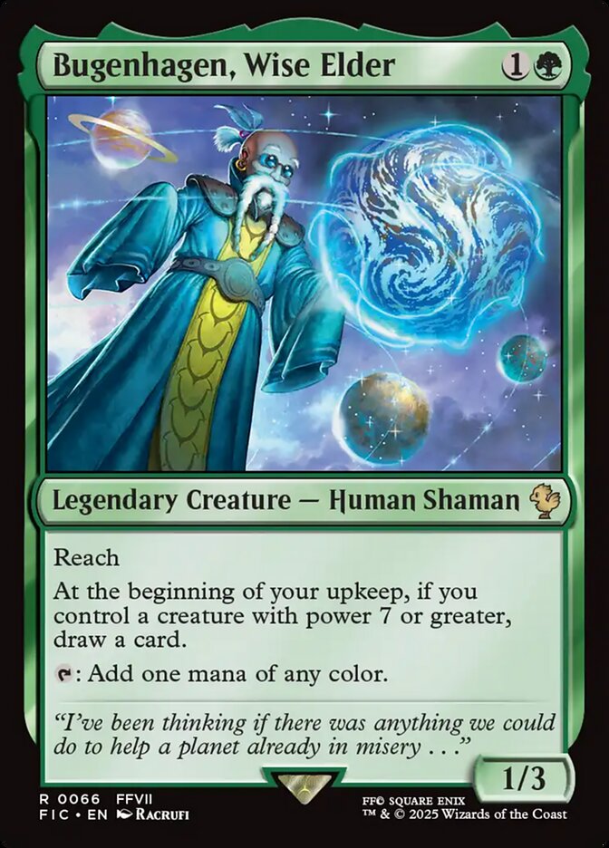 Bugenhagen, Wise Elder, Final fantasy commander Card Art