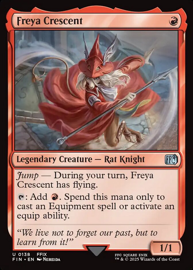 Freya Crescent, Final fantasy Card Art