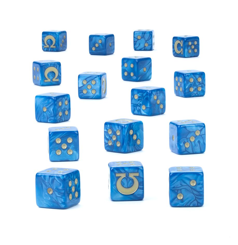 Warhammer: 40K - Dice - Ultramarines – Manatorsk