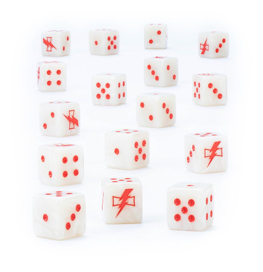 Warhammer: 40K - Dice - White Scars