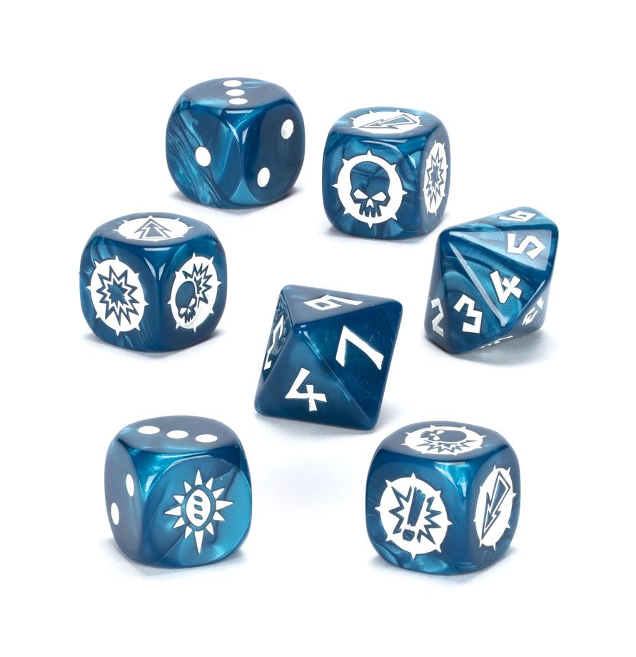 Blood Bowl - Dice - High Elves (OBS! Max 1/kund)