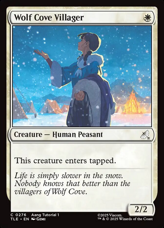 Wolf Cove Villager, Avatar: The Last Airbender Eternal Card Art