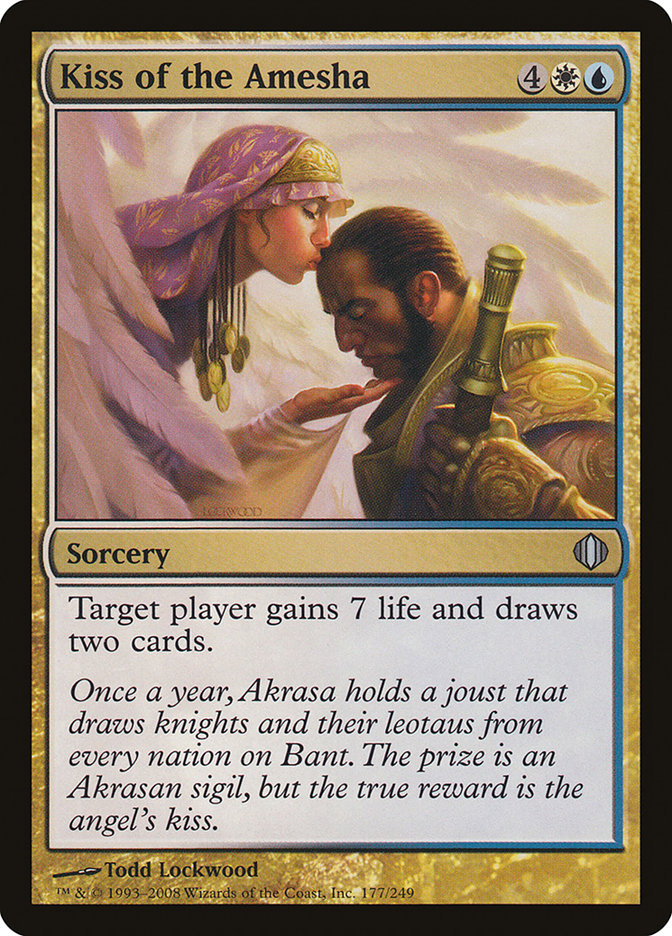 Kiss of the Amesha, Shards Of Alara Card Art