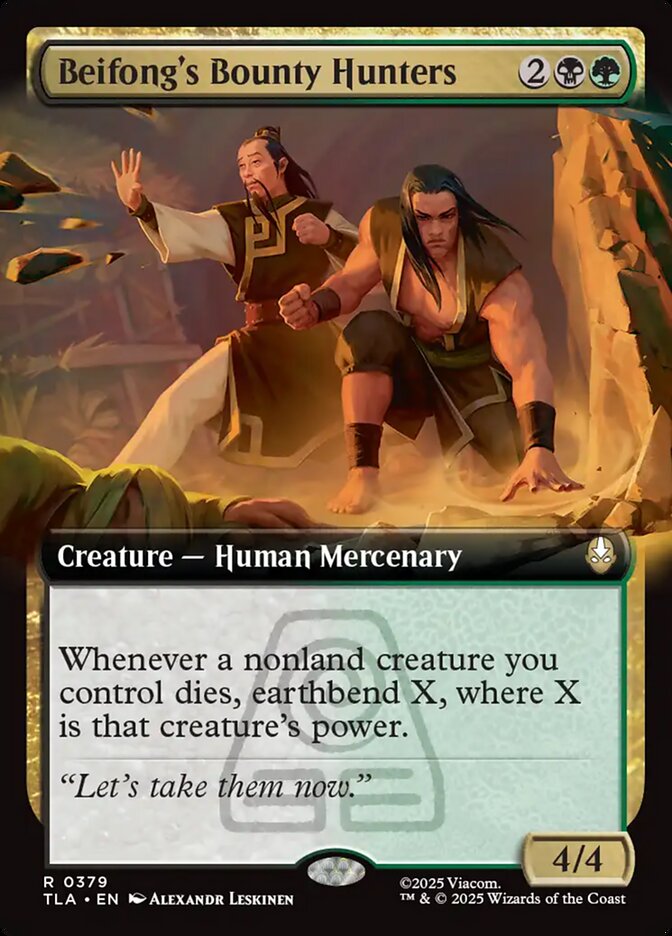 Beifong's Bounty Hunters, Avatar: The Last Airbender Card Art