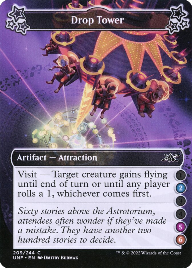 Drop Tower, Unfinity Card Art