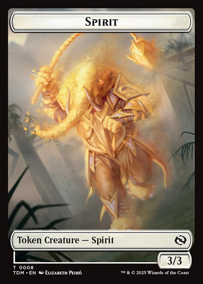 Spirit, Tarkir: dragonstorm tokens Card Art