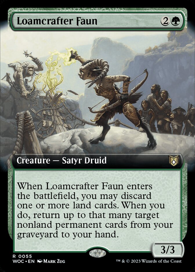 Loamcrafter Faun, Wilds Of Eldraine Commander Card Art