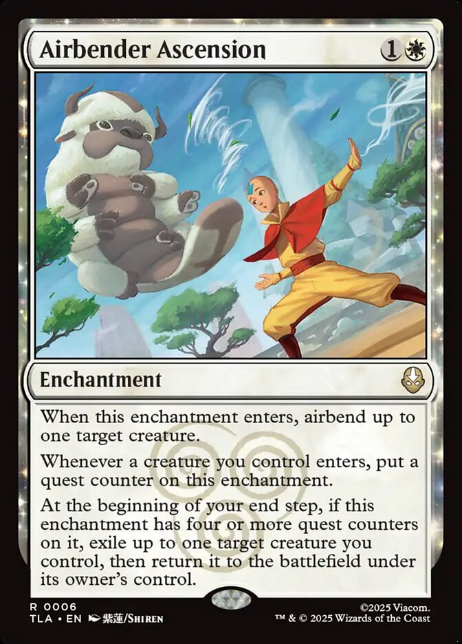 Airbender Ascension, Avatar: The Last Airbender Card Art