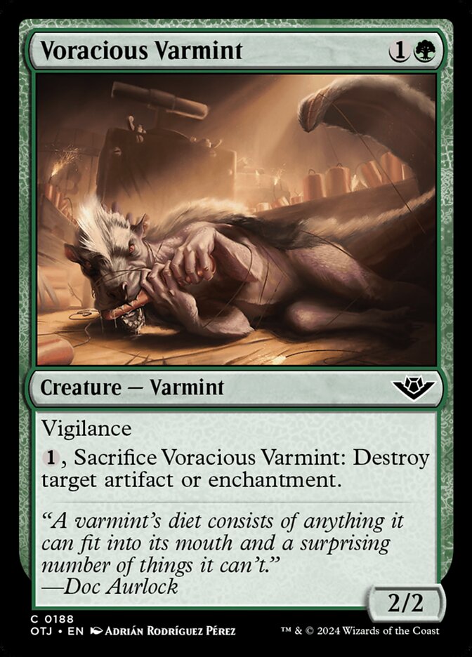 Voracious Varmint, Outlaws of thunder junction Card Art