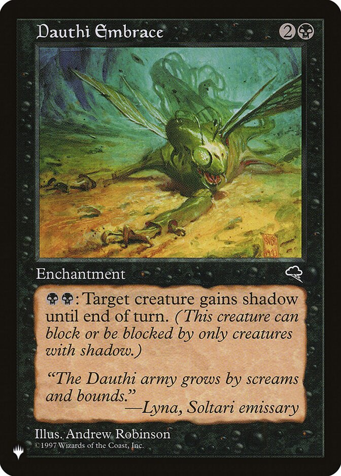 Dauthi Embrace, The List Card Art