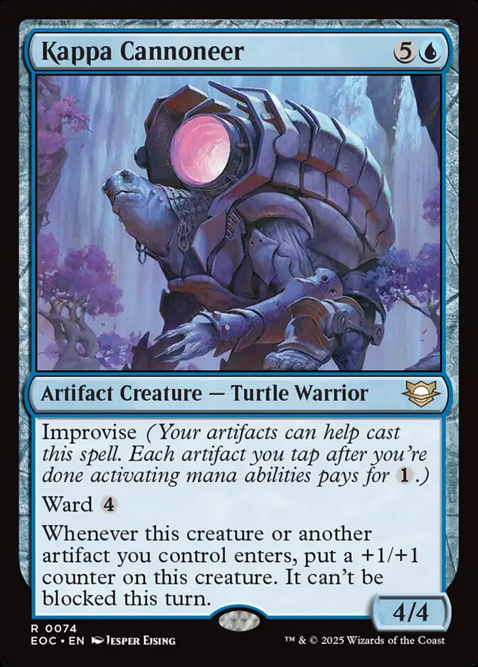 Kappa Cannoneer, Edge Of Eternities Commander Card Art